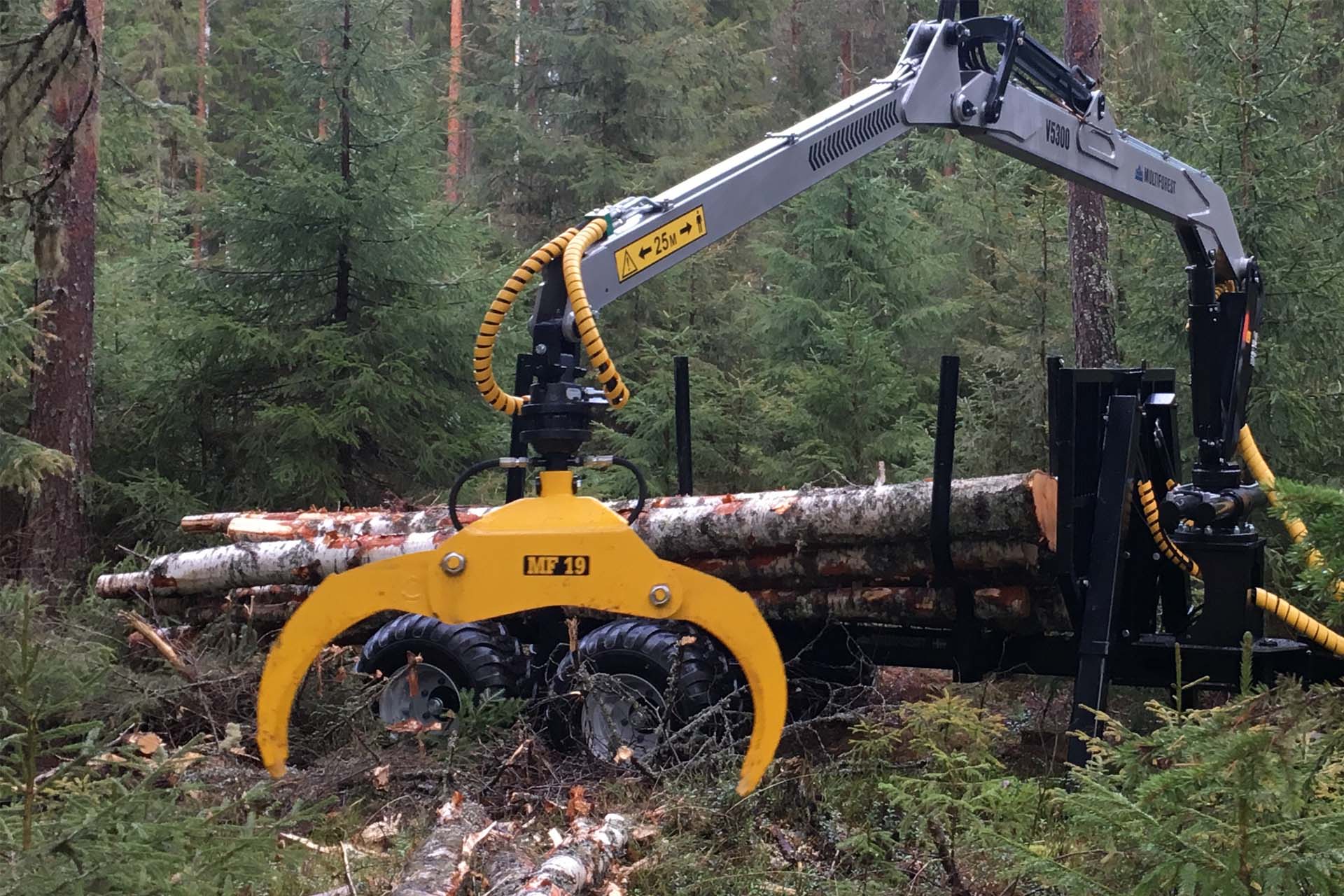 Grapple Hardox G100 inkl. flange for pin 49,5mm,