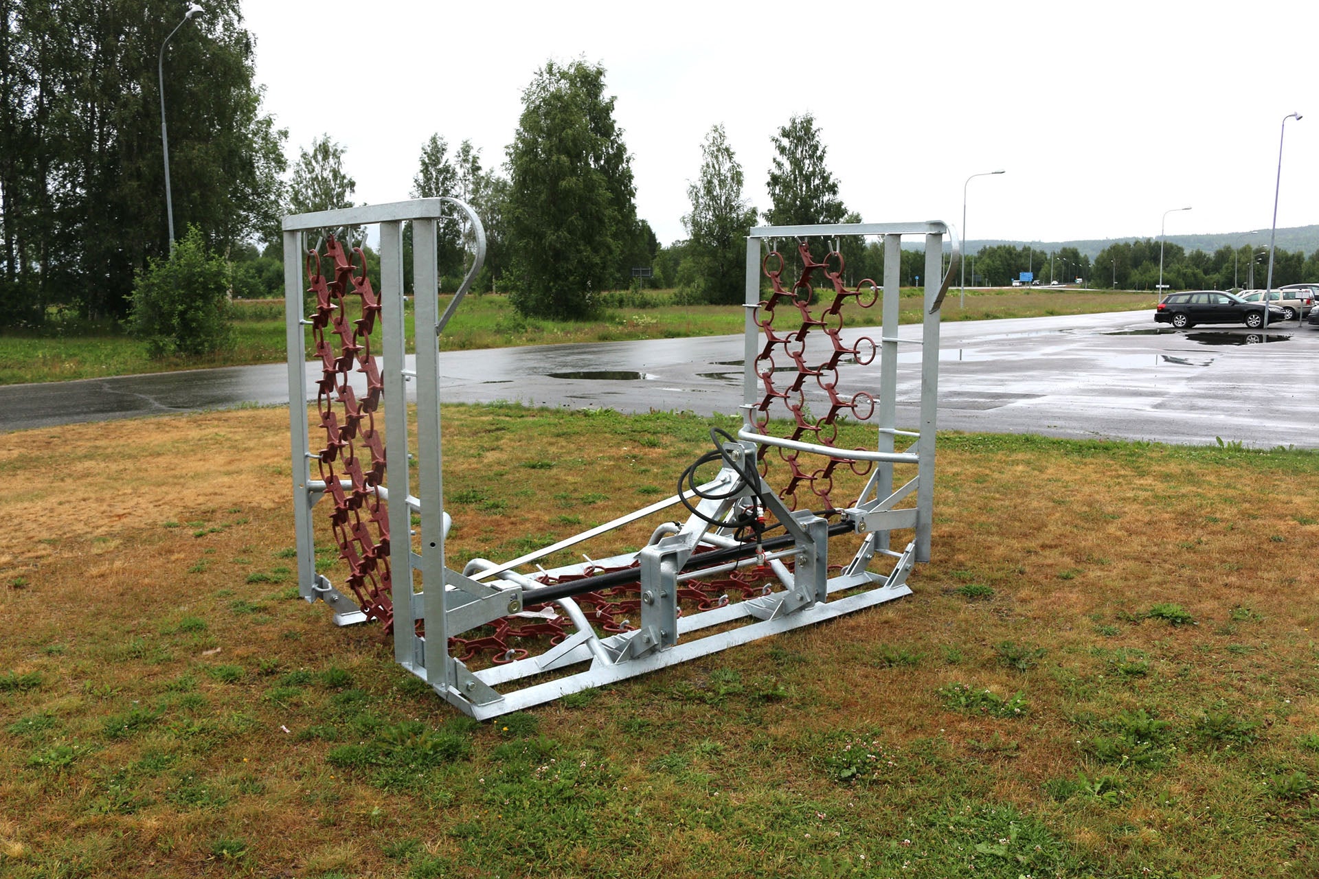 Gräsharv - 6 meter med hydraulisk uppvik