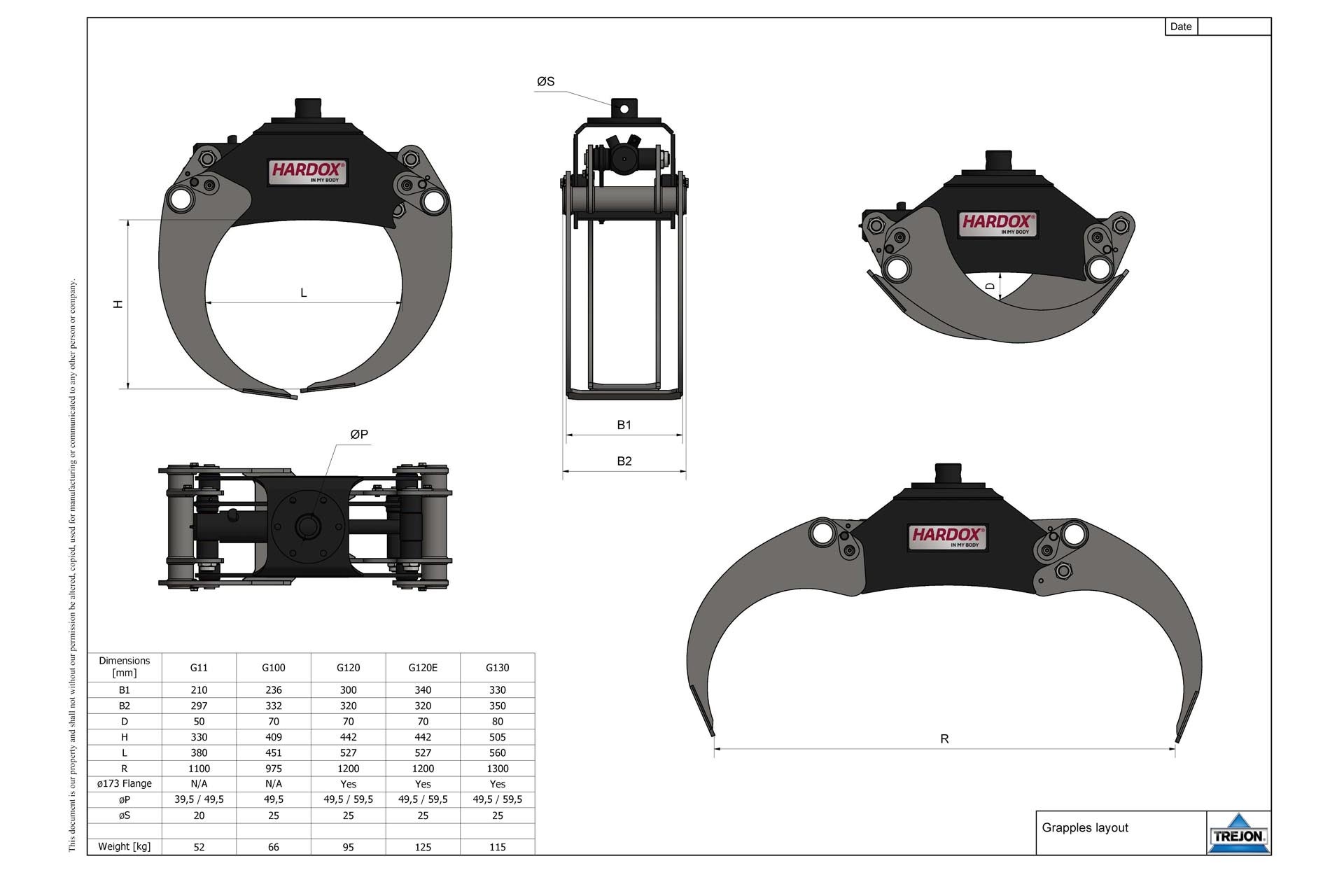 Energy grapple G120E