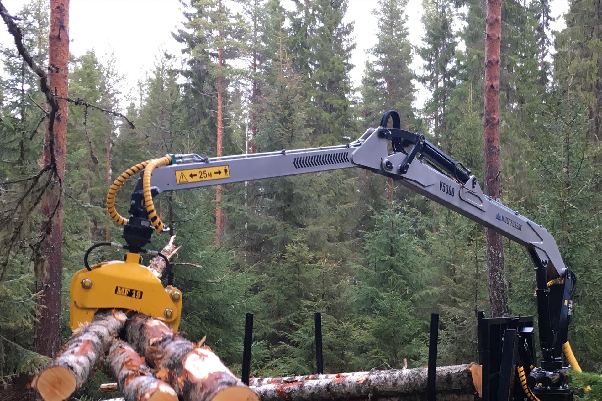 Grapple Hardox G100 inkl. flange for pin 49,5mm,