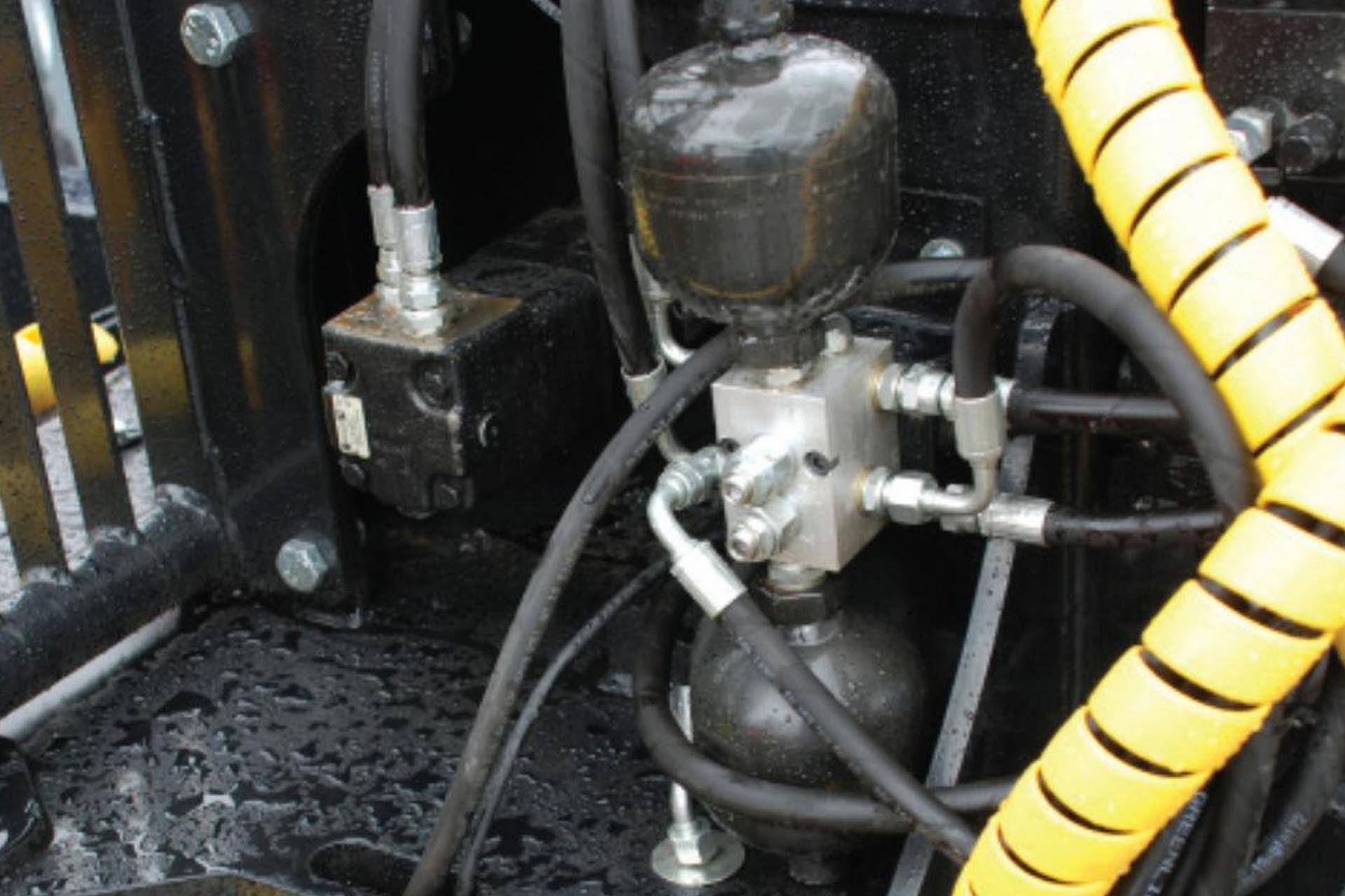 Crane shock absorber system