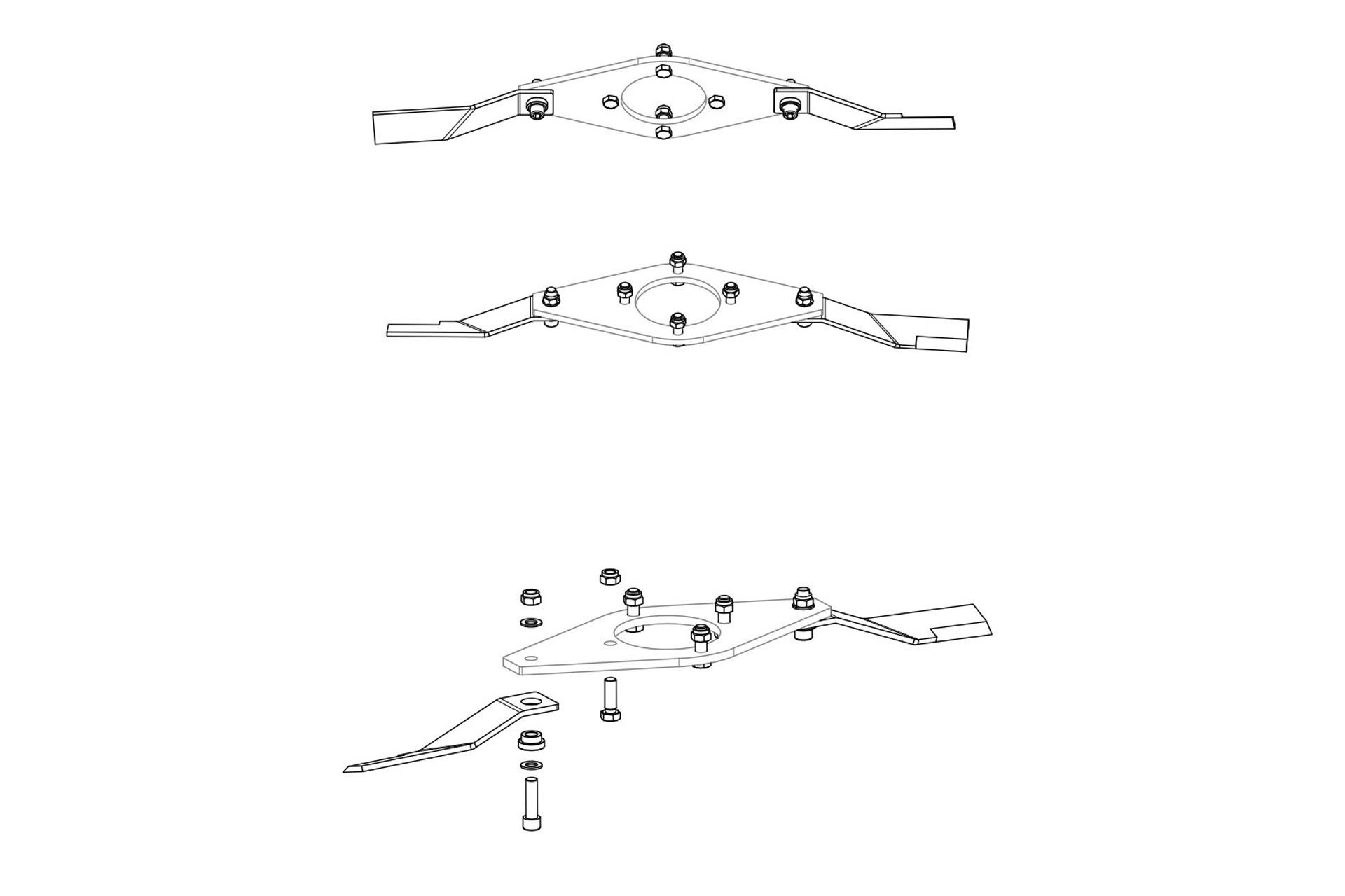 Knife kit M1250 with Distance