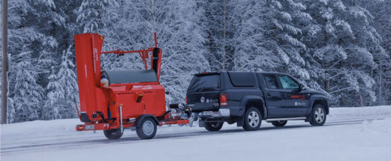 Vedmaskin - Släpvagn