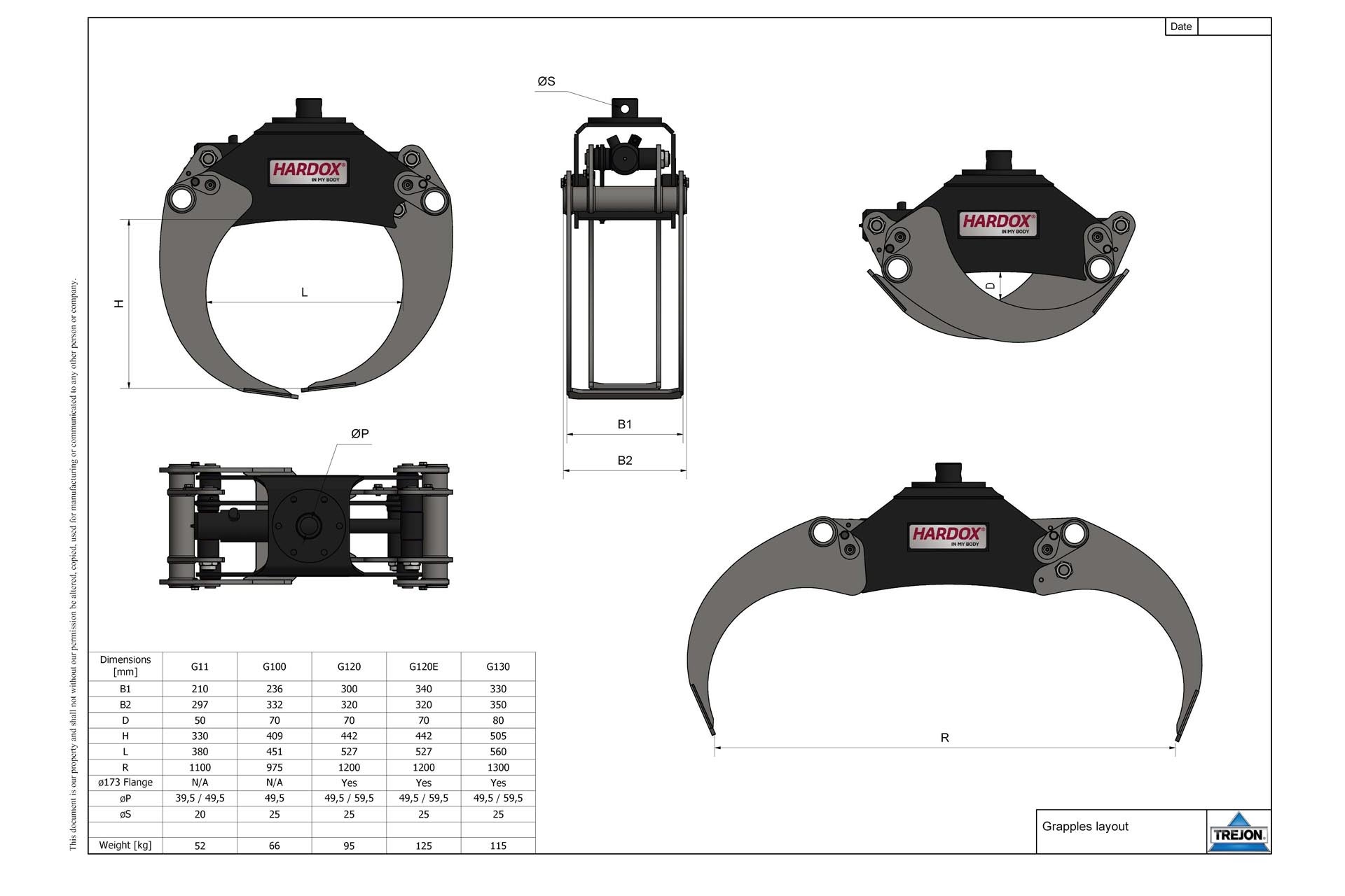 Grapple Hardox G120